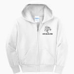 Exeter-Milligan-Friend HIGH SCHOOL Bobcats Port & Company Youth Full Zip Hoody Front Thumbnail