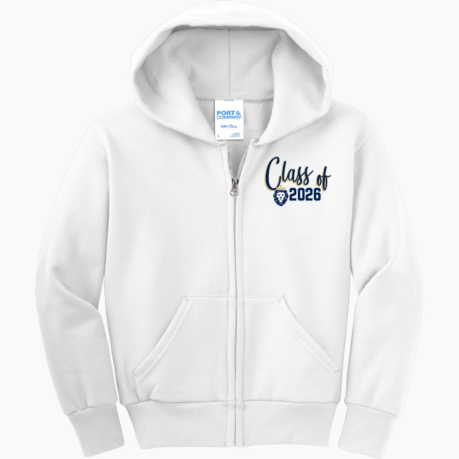 Maryville Christian <span class="pdp-name-mascot">Maryville Christian</span> Port & Company Youth Full Zip Hoody