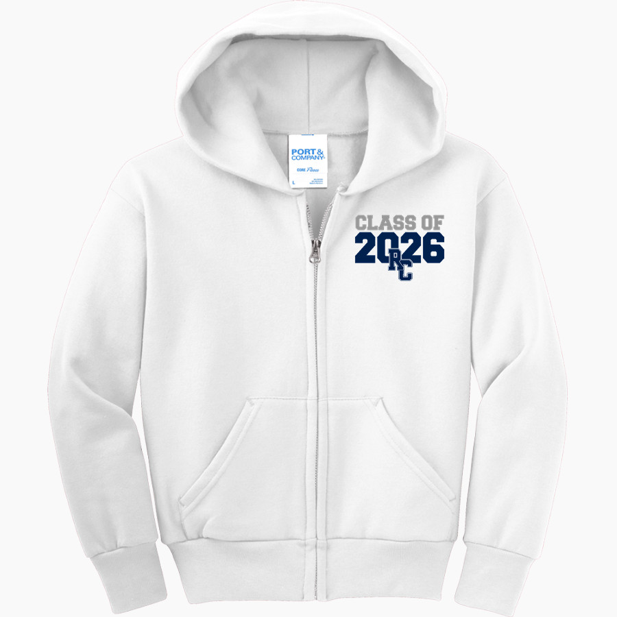 RITCHIE COUNTY HIGH SCHOOL REBELS Port & Company Youth Full Zip Hoody