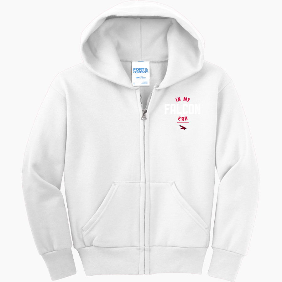 Dunedin Falcons Port & Company Youth Full Zip Hoody