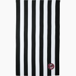 Pleasanton Middle School Panthers <span class="pdp-name-mascot">Pleasanton Panthers</span> Port Authority Cabana Stripe Beach Towel Front Thumbnail