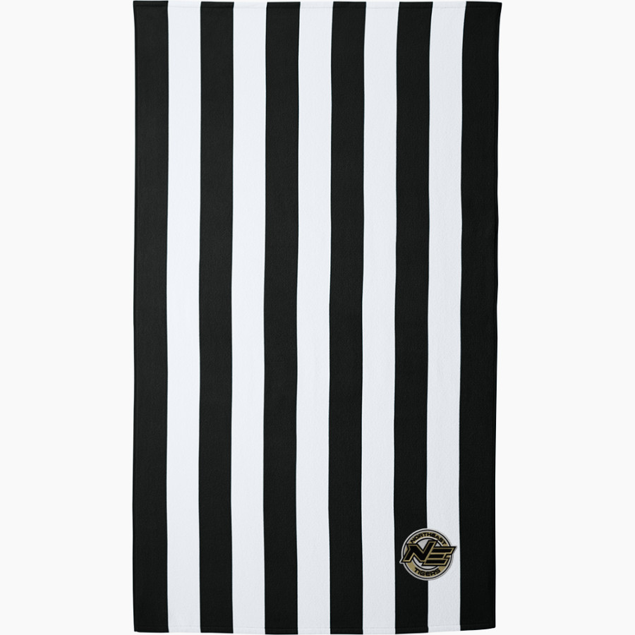 Northeast Miss Community College Tigers <span class="pdp-name-mascot">Northeast Miss Community College Tigers</span> Port Authority Cabana Stripe Beach Towel