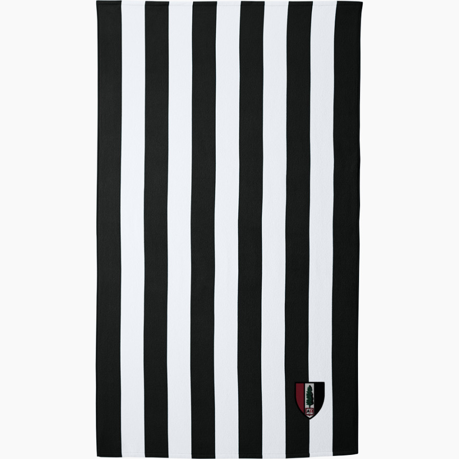 Roxbury Latin <span class="pdp-name-mascot">Roxbury Latin Foxes</span> Port Authority Cabana Stripe Beach Towel