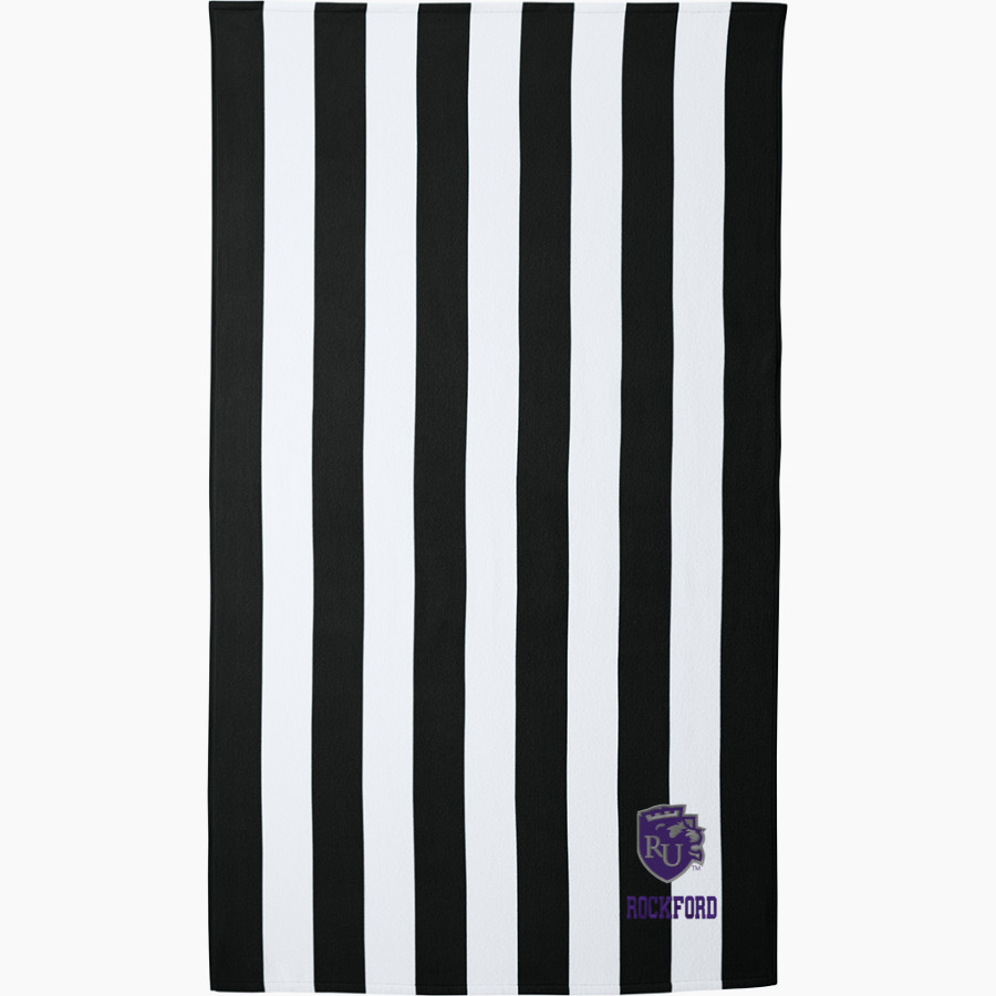 Rockford Regents <span class="pdp-name-mascot">Rockford Regents</span> Port Authority Cabana Stripe Beach Towel