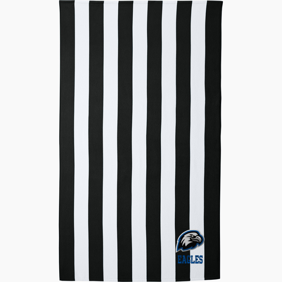 Faulkner University Eagles <span class="pdp-name-mascot">Faulkner University Eagles</span> Port Authority Cabana Stripe Beach Towel