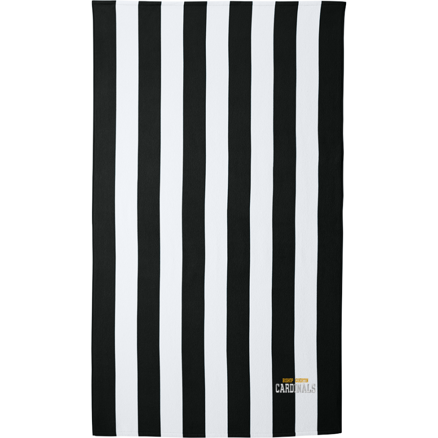 Bishop Guertin Cardinals <span class="pdp-name-mascot">Bishop Guertin Cardinals</span> Port Authority Cabana Stripe Beach Towel