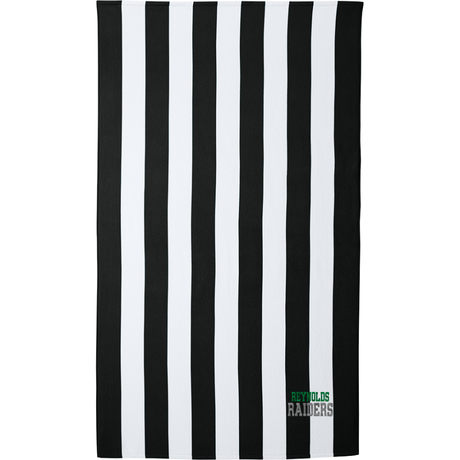 REYNOLDS HIGH SCHOOL RAIDERS <span class="pdp-name-mascot">REYNOLDS RAIDERS</span> Port Authority Cabana Stripe Beach Towel