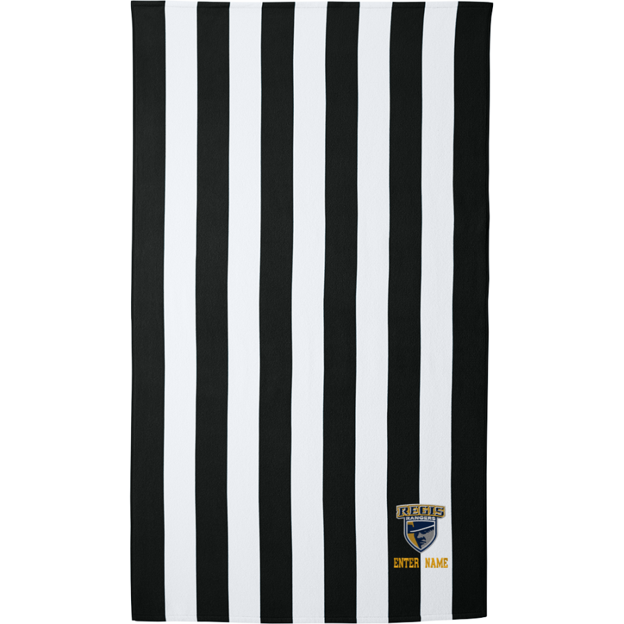 Regis Rangers <span class="pdp-name-mascot">Regis University Rangers</span> Port Authority Cabana Stripe Beach Towel