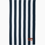 Hope College Online Athletics Store Port Authority Cabana Stripe Beach Towel Front Thumbnail