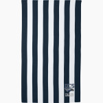 DUBOIS CHRISTIAN SCHOOLS EAGLES Port Authority Cabana Stripe Beach Towel Front Thumbnail
