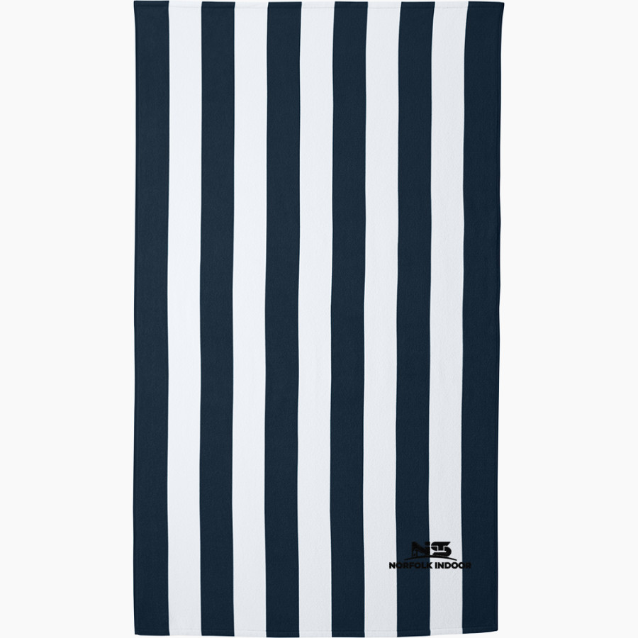 Norfolk Indoor Sports Turf Norfolk Indoor Port Authority Cabana Stripe Beach Towel