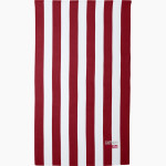 Eastmont Wildcats Port Authority Cabana Stripe Beach Towel Front Thumbnail