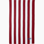 COLLEGE OF ST BENEDICT Bennies <span class="pdp-name-mascot">COLLEGE OF ST BENEDICT</span> Port Authority Cabana Stripe Beach Towel Front Thumbnail