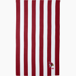 Eleva-Strum Cardinals <span class="pdp-name-mascot">Eleva-Strum Cardinals</span> Port Authority Cabana Stripe Beach Towel Front Thumbnail