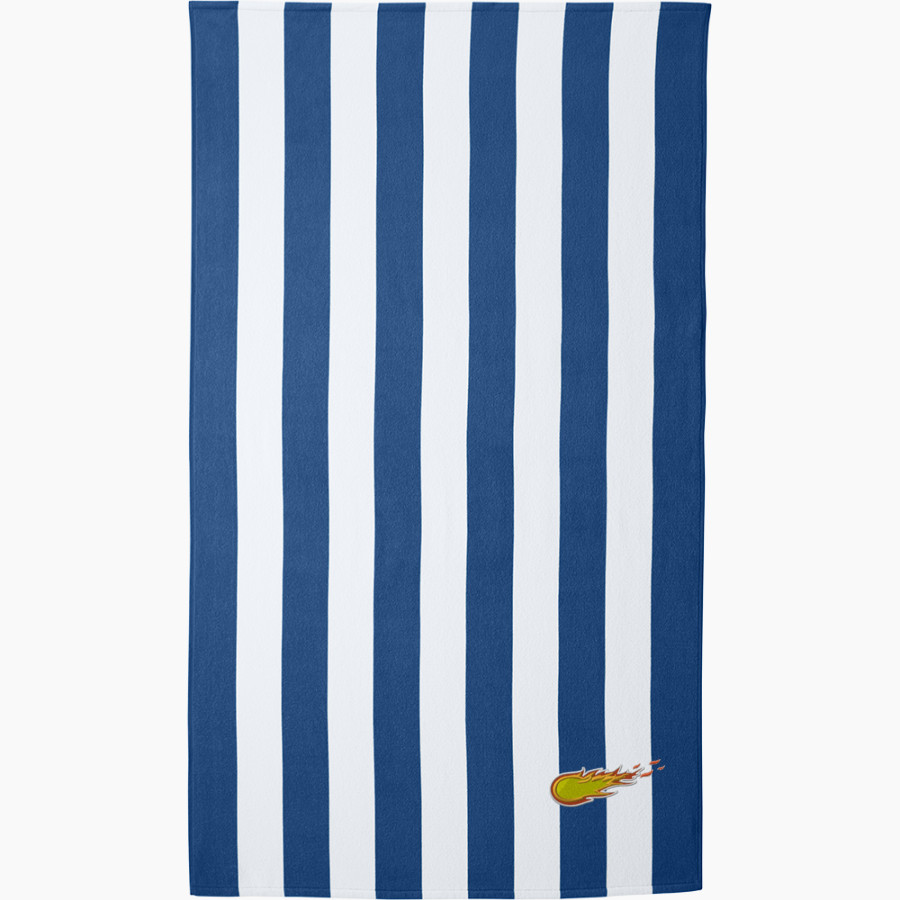 SANDY CREEK HIGH SCHOOL COMETS <span class="pdp-name-mascot">SANDY CREEK COMETS</span> Port Authority Cabana Stripe Beach Towel