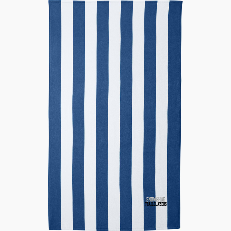 Snowshoe Trailblazers <span class="pdp-name-mascot">Snowshoe Trailblazers</span> Port Authority Cabana Stripe Beach Towel