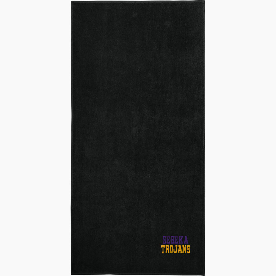 SEBEKA HIGH SCHOOL Trojans Online Store <span class="pdp-name-mascot">SEBEKA TROJANS</span> Port Authority Value Beach Towel