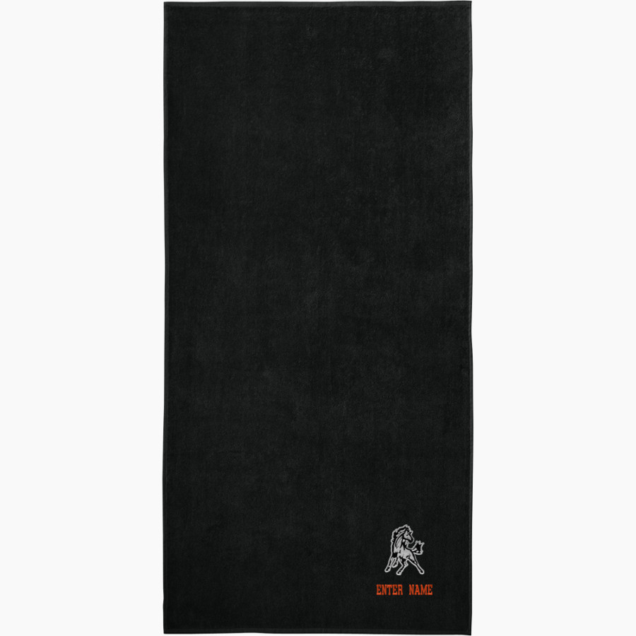 BRIDGEPORT HIGH SCHOOL MUSTANGS & FILLIES <span class="pdp-name-mascot">BRIDGEPORT MUSTANGS</span> Port Authority Value Beach Towel