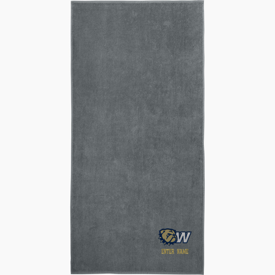 Wingate University Bulldogs <span class="pdp-name-mascot">Wingate Bulldogs</span> Port Authority Value Beach Towel