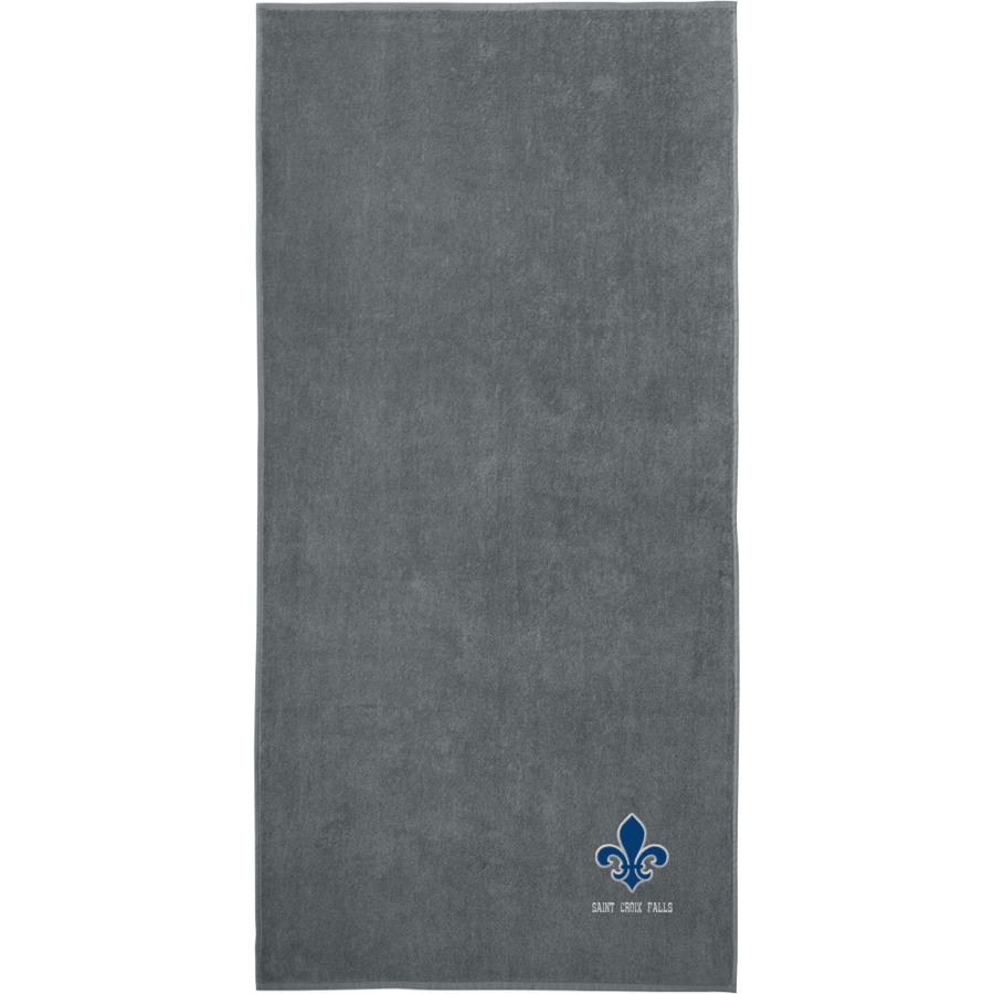 SAINTS CROIX FALLS HIGH SCHOOL SAINTS <span class="pdp-name-mascot">SAINT CROIX FALLS SAINTS</span> Port Authority Value Beach Towel