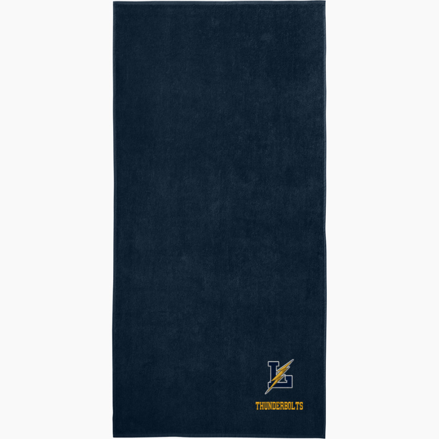 LITTLESTOWN HIGH SCHOOL THUNDERBOLTS Port Authority Value Beach Towel