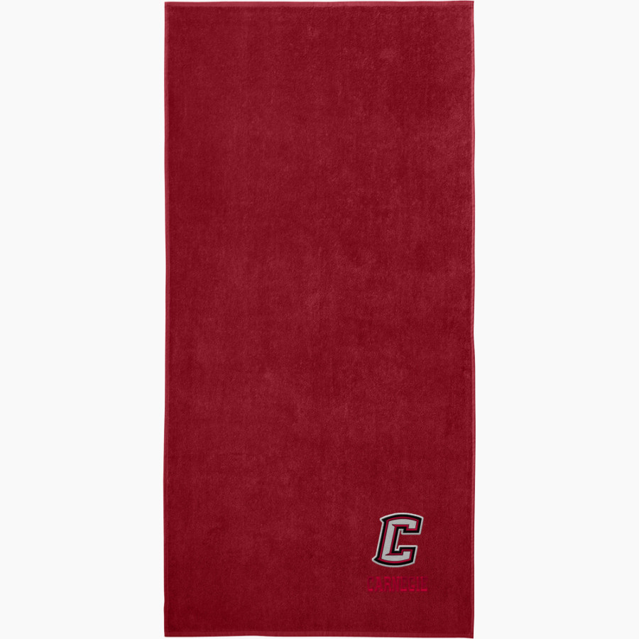 CARNEGIE HIGH SCHOOL WILDCATS <span class="pdp-name-mascot">CARNEGIE WILDCATS</span> Port Authority Value Beach Towel