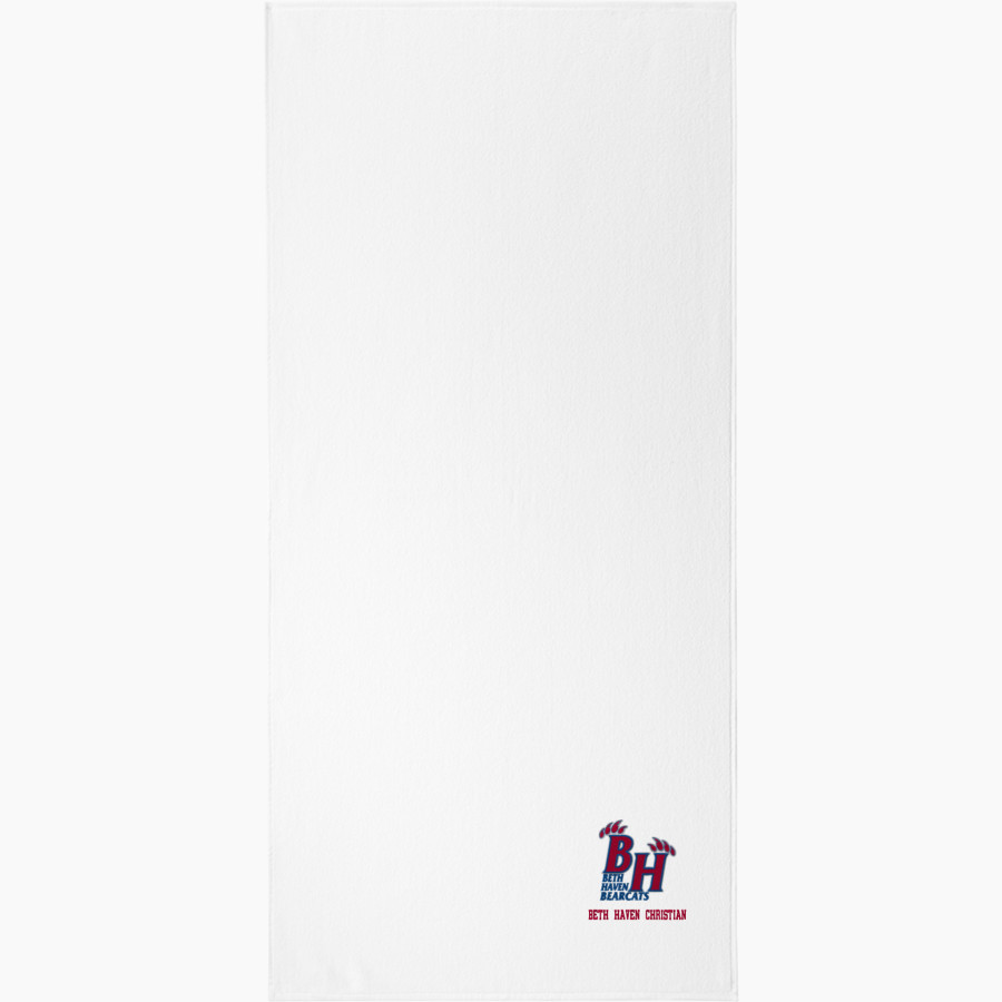 BETH HAVEN CHRISTIAN School Online Apparel Store <span class="pdp-name-mascot">BETH HAVEN CHRISTIAN BEARCATS</span> Port Authority Value Beach Towel