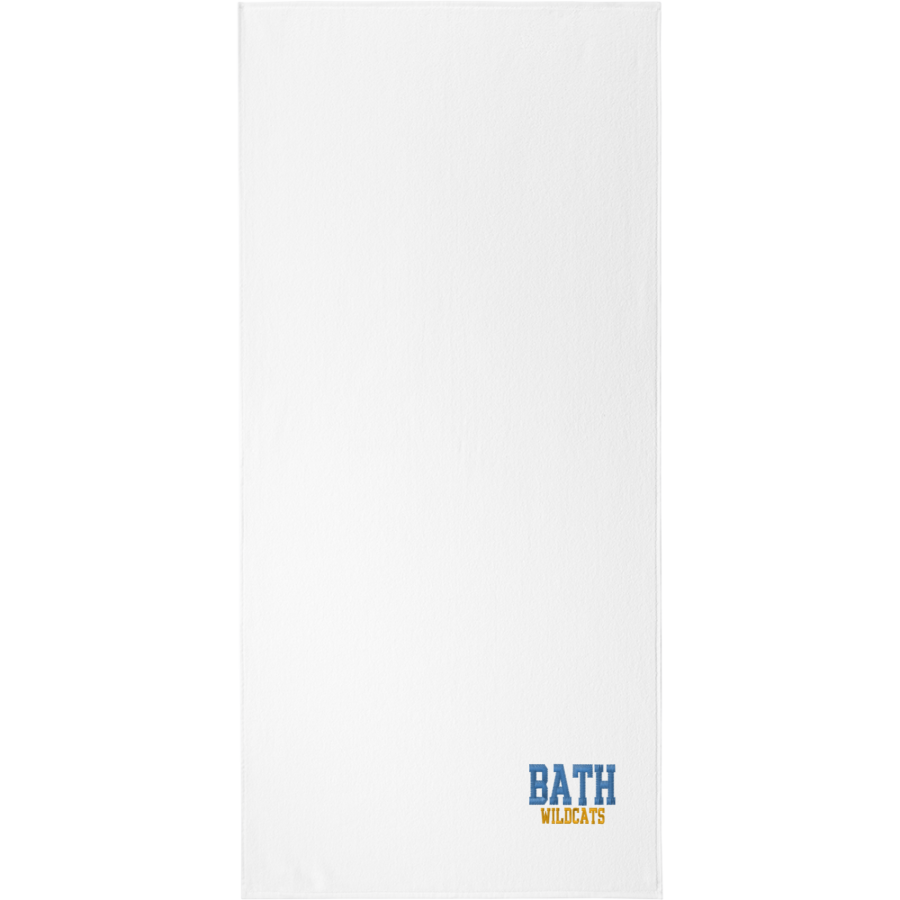 BATH HIGH SCHOOL WILDCATS <span class="pdp-name-mascot">BATH WILDCATS</span> Port Authority Value Beach Towel