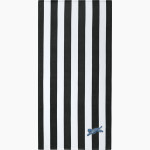 Crow Tigers Port Authority Value Cabana Stripe Beach Towel Front Thumbnail