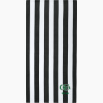 Community College of Rhode Island Knights <span class="pdp-name-mascot">COMMUNITY COLLEGE OF RHODE ISLAND Knights</span> Port Authority Value Cabana Stripe Beach Towel Front Thumbnail