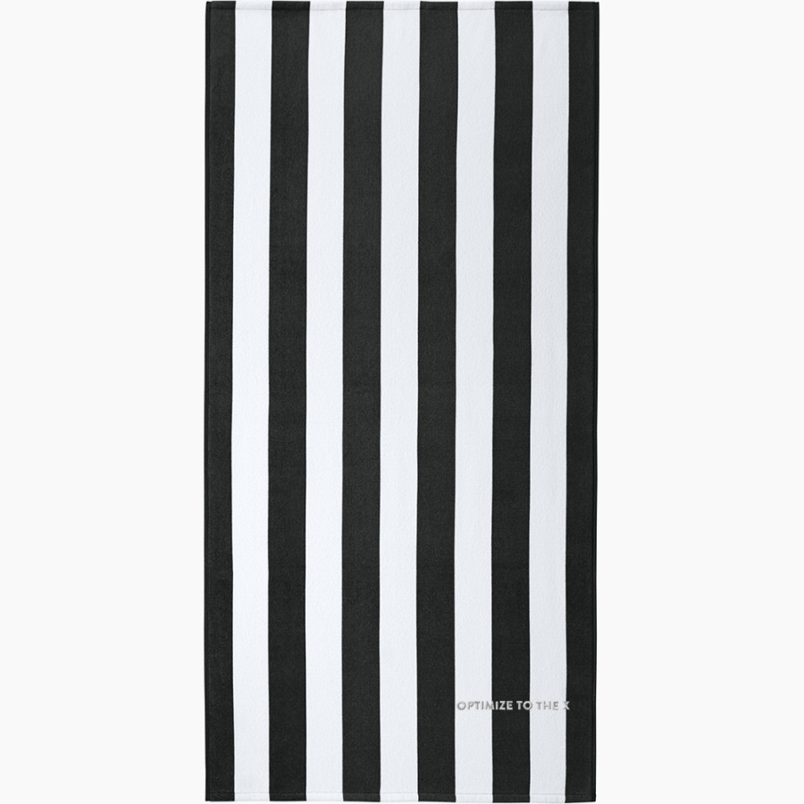 O2X Human Performance Human Performance <span class="pdp-name-mascot">O2X Human Performance</span> Port Authority Value Cabana Stripe Beach Towel