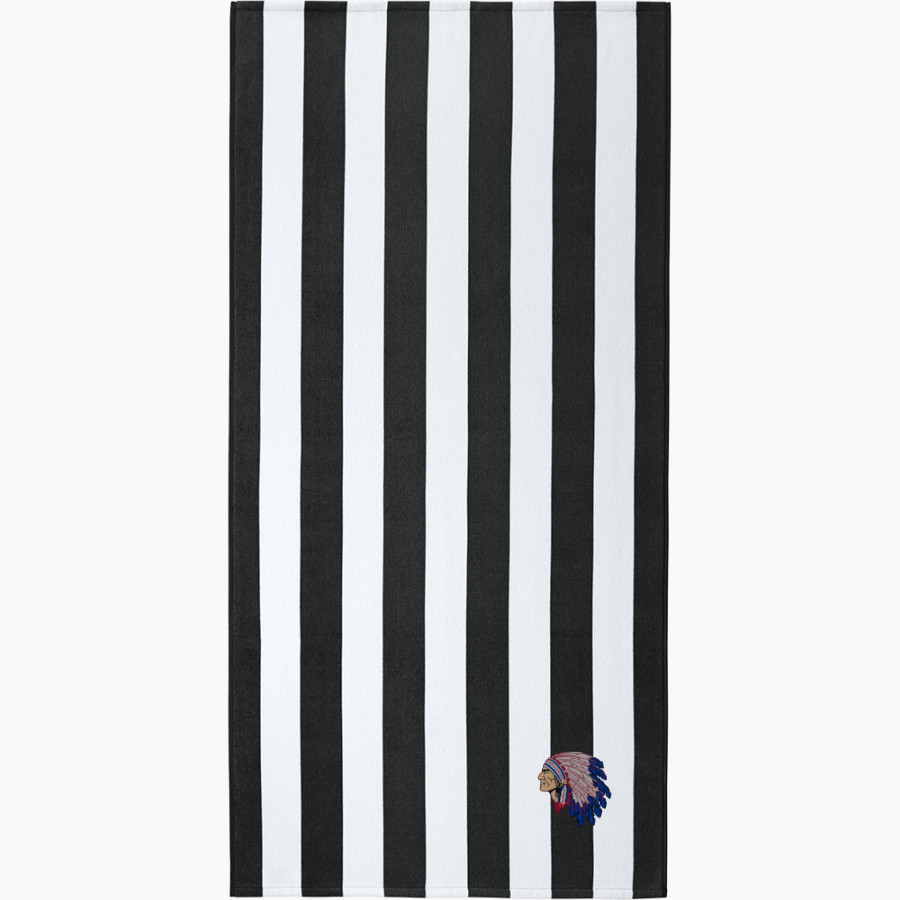 Pawnee Indians <span class="pdp-name-mascot">Pawnee Indians</span> Port Authority Value Cabana Stripe Beach Towel