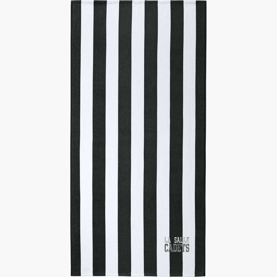 La Salle Cadets Port Authority Value Cabana Stripe Beach Towel