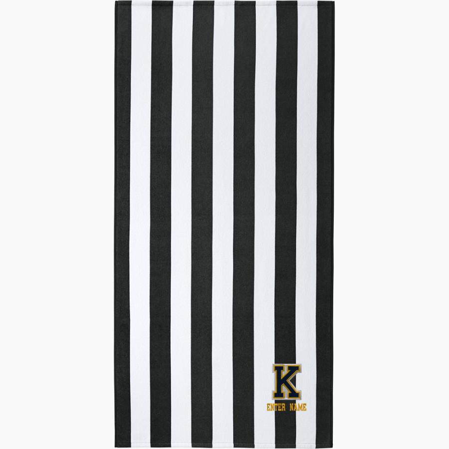 Keenan Raiders <span class="pdp-name-mascot">Keenan Raiders</span> Port Authority Value Cabana Stripe Beach Towel