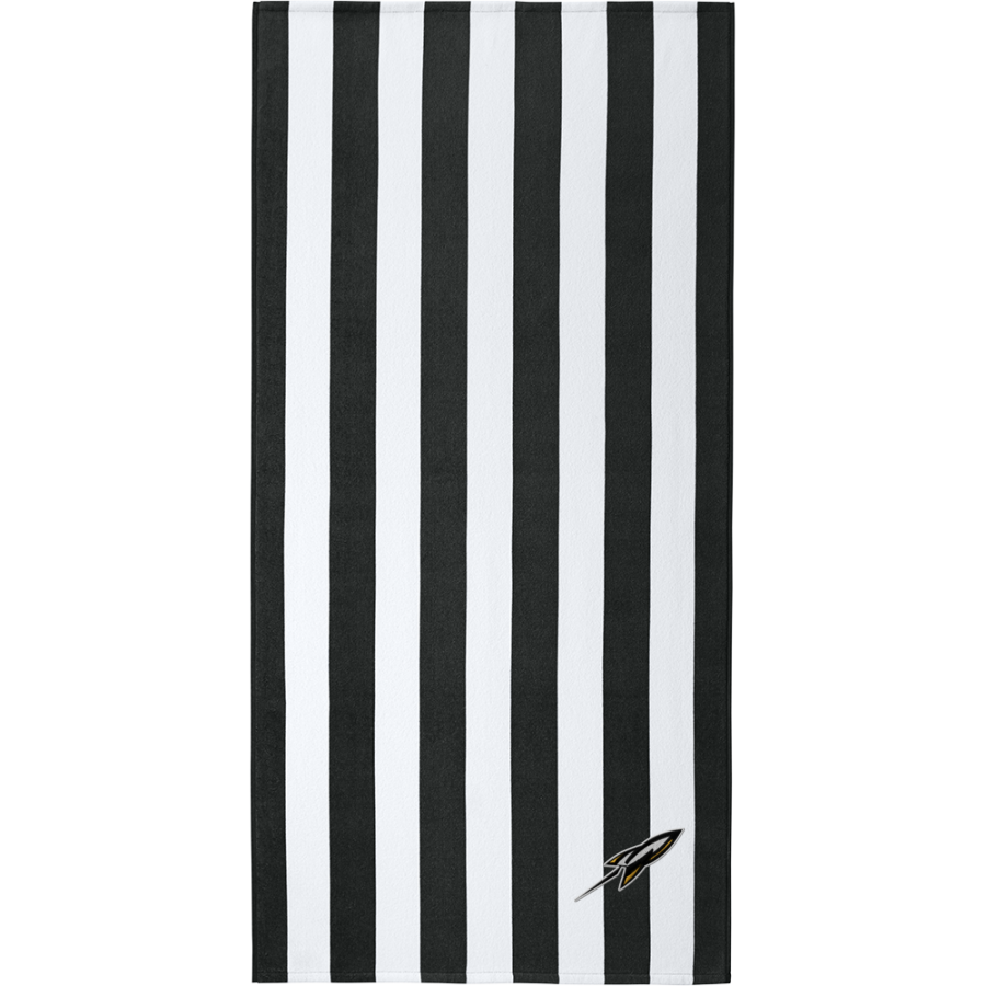 CONOTTON VALLEY HIGH SCHOOL ROCKETS <span class="pdp-name-mascot">CONOTTON VALLEY ROCKETS</span> Port Authority Value Cabana Stripe Beach Towel