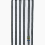 MOUNT MARKHAM HIGH SCHOOL MUSTANGS <span class="pdp-name-mascot">MOUNT MARKHAM MUSTANGS</span> Port Authority Value Cabana Stripe Beach Towel Front Thumbnail