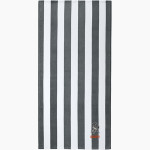 BRIDGEPORT HIGH SCHOOL MUSTANGS & FILLIES <span class="pdp-name-mascot">BRIDGEPORT MUSTANGS</span> Port Authority Value Cabana Stripe Beach Towel Front Thumbnail