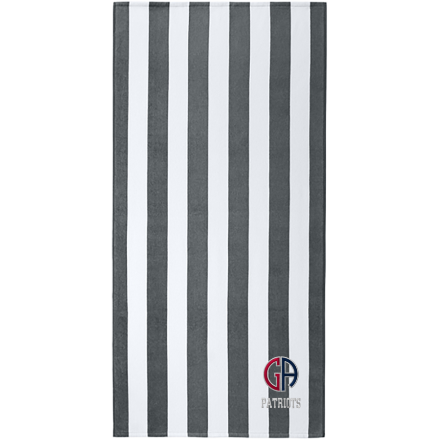 Germantown Academy Patriots <span class="pdp-name-mascot">Germantown Academy Patriots</span> Port Authority Value Cabana Stripe Beach Towel