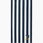 BELLEVILLE HIGH SCHOOL WILDCATS <span class="pdp-name-mascot">BELLEVILLE WILDCATS</span> Port Authority Value Cabana Stripe Beach Towel Front Thumbnail