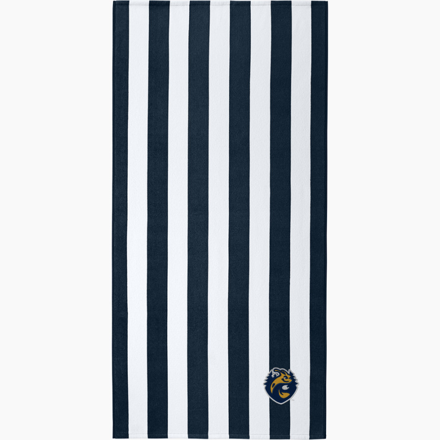 UC Santa Cruz Banana Slugs Port Authority Value Cabana Stripe Beach Towel