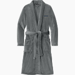 Santa Rosa Eagles <span class="pdp-name-mascot">Santa Rosa Christian School Eagles</span> Port Authority Men's Plush Microfleece Shawl Collar Robe Front Thumbnail