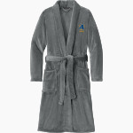 Aloha Warriors <span class="pdp-name-mascot">ALOHA WARRIORS</span> Port Authority Men's Plush Microfleece Shawl Collar Robe Front Thumbnail