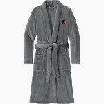 Oswego Panthers <span class="pdp-name-mascot">Oswego Panthers</span> Port Authority Men's Plush Microfleece Shawl Collar Robe Front Thumbnail