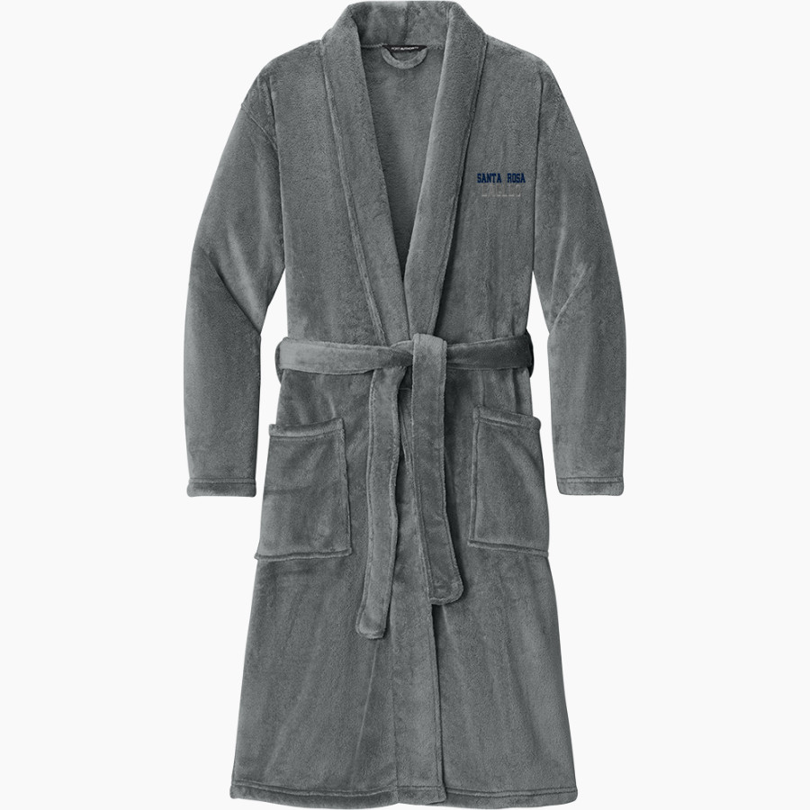 Santa Rosa Eagles <span class="pdp-name-mascot">Santa Rosa Christian School Eagles</span> Port Authority Men's Plush Microfleece Shawl Collar Robe