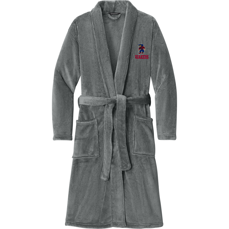 Plainfield Quakers <span class="pdp-name-mascot">Plainfield Quakers</span> Port Authority Men's Plush Microfleece Shawl Collar Robe