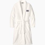 Patriot League Patriot League <span class="pdp-name-mascot">Patriot League</span> Port Authority Men's Plush Microfleece Shawl Collar Robe Front Thumbnail