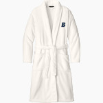 Brandeis Judges Online Store <span class="pdp-name-mascot">Brandeis Judges</span> Port Authority Men's Plush Microfleece Shawl Collar Robe Front Thumbnail