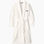 North Crawford Trojans <span class="pdp-name-mascot">North Crawford Trojans</span> Port Authority Men's Plush Microfleece Shawl Collar Robe Front Thumbnail