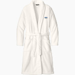 CENTENNIAL HIGH SCHOOL SPARTANS <span class="pdp-name-mascot">CENTENNIAL SPARTANS</span> Port Authority Men's Plush Microfleece Shawl Collar Robe Front Thumbnail