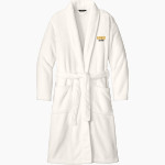 HARWOOD UNION HIGH SCHOOL HIGHLANDERS Port Authority Men's Plush Microfleece Shawl Collar Robe Front Thumbnail